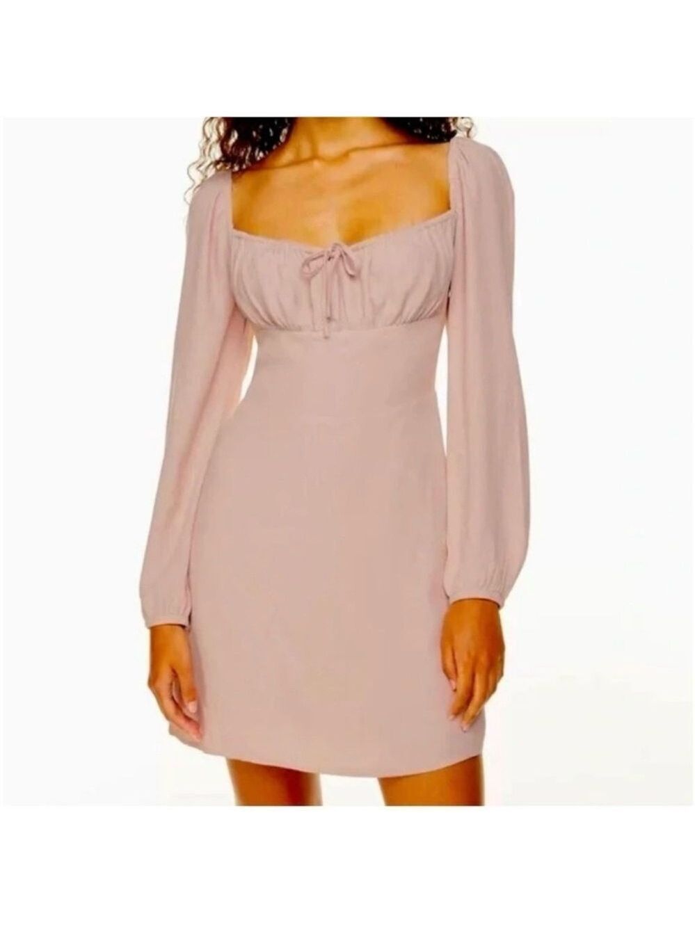 Sunday Best Delilah Longsleeve Dress Pink Size Small